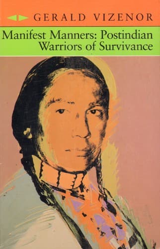 Cover of Manifest manners by Gerald Robert Vizenor