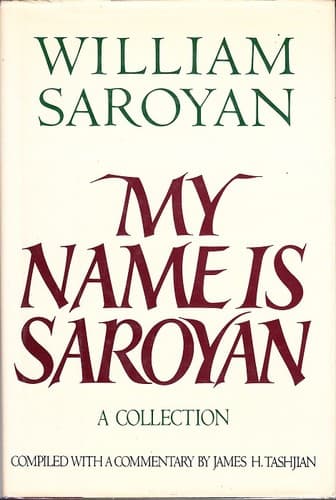 Cover of My name is Saroyan by William Saroyan