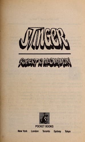 Cover of Stinger by Robert McCammon