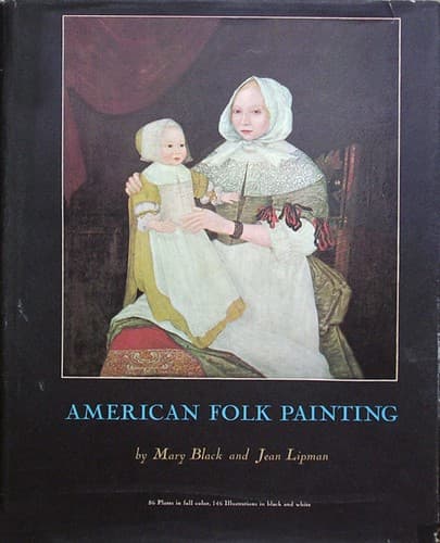 Cover of American folk painting by Mary Black