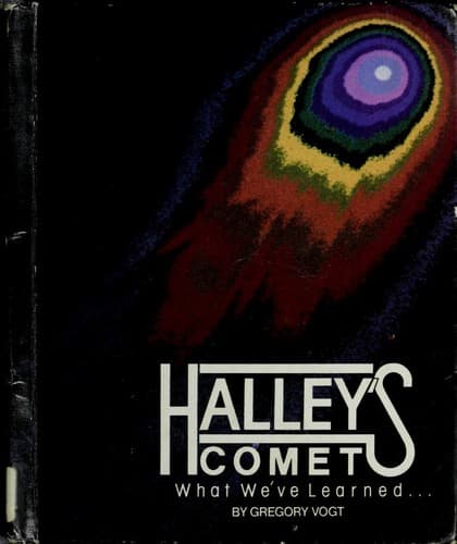 Cover of Halley's comet by Gregory Vogt