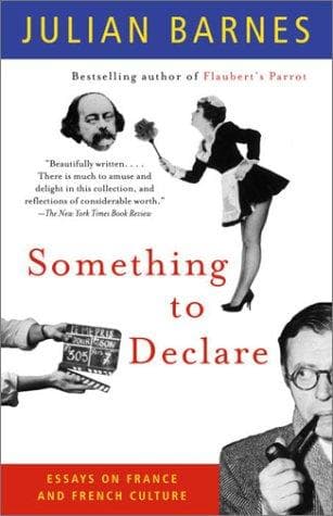 Cover of Something to declare by Julian Barnes