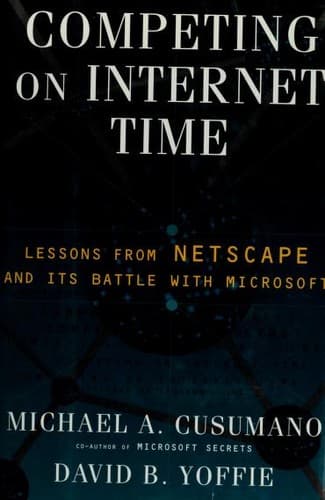 Cover of Competing on Internet time by Michael A. Cusumano