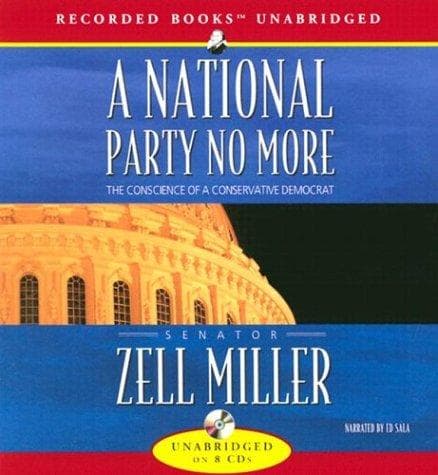 Cover of A National Party No More by Zell Miller