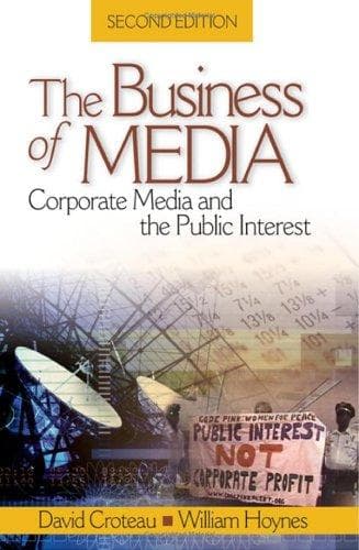 Cover of The business of media by David Croteau