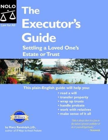 Cover of The executor's guide by Mary Randolph