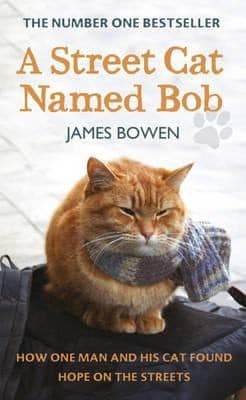 Cover of A Street Cat Named Bob: How One Man and His Cat Found Hope on the Streets by James Bowen