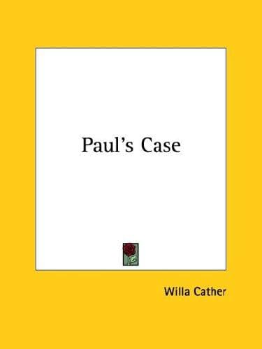Cover of Paul's case and other stories by Willa Cather