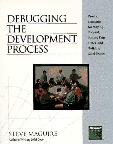 Cover of Debugging the development process by Steve Maguire