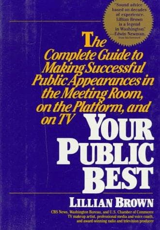 Cover of Your public best by Lillian Brown