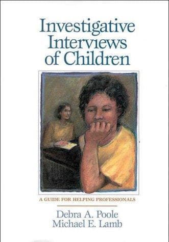 Cover of Investigative interviews of children by Debra A. Poole