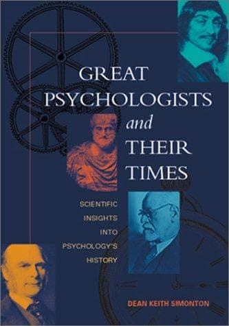 Cover of Great Psychologists and Their Times by Dean Keith Simonton