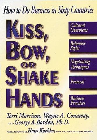 Cover of Kiss, Bow, or Shake Hands by Terri Morrison