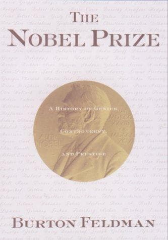 Cover of The Nobel prize by Burton Feldman