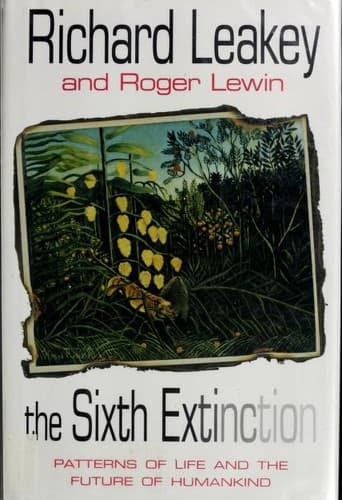 Cover of The sixth extinction by Richard E. Leakey