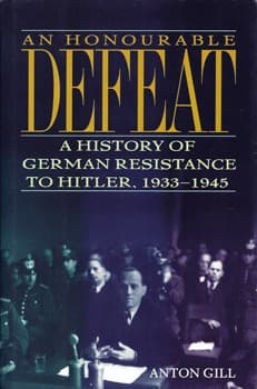 Cover of An Honourable Defeat by Anton Gill