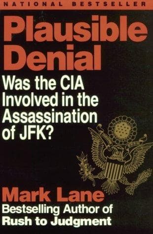 Cover of Plausible denial by Mark Lane