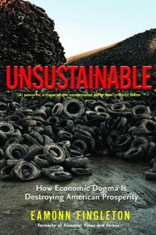 Cover of Unsustainable by Eamonn Fingleton