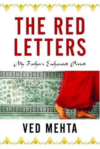 Cover of The red letters by Ved Mehta
