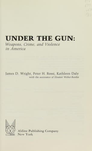 Cover of Under the gun by James D. Wright