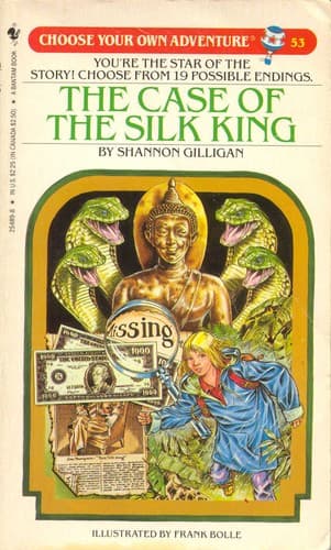 Cover of Choose Your Own Adventure - The Case of the Silk King by Shannon Gilligan