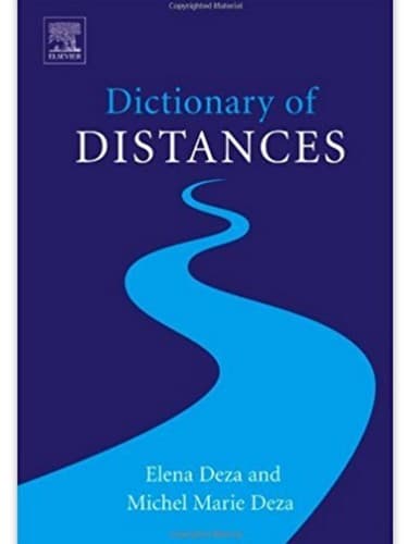 Cover of Dictionary of Distances by Michel M. Deza