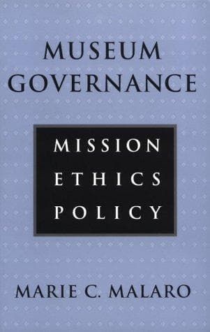 Cover of Museum governance by Marie C. Malaro