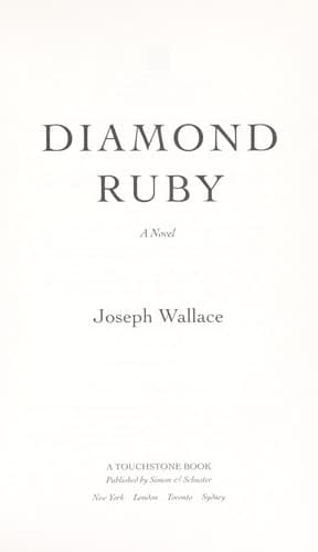 Cover of Diamond Ruby by Joseph E. Wallace