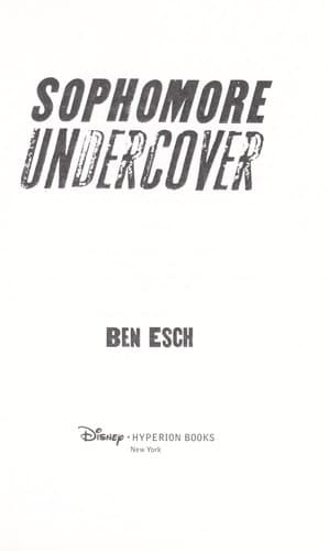 Cover of Sophomore undercover by Benjamin Esch