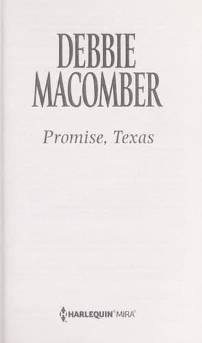 Cover of Promise, Texas by Debbie Macomber