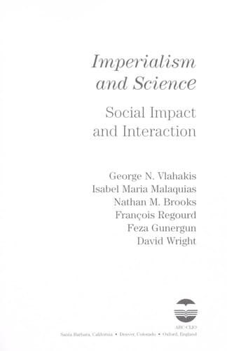 Cover of Imperialism and Science by George Vlahakis