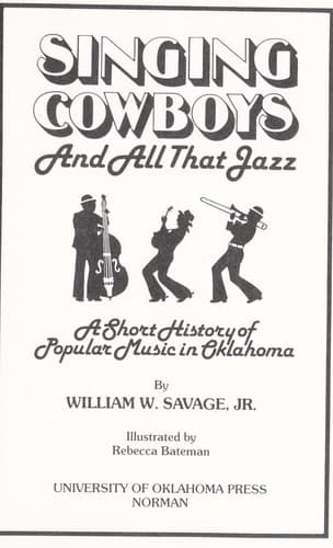 Cover of Singing cowboys and all that jazz by Savage, William W
