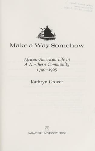 Cover of Make a way somehow by Kathryn Grover