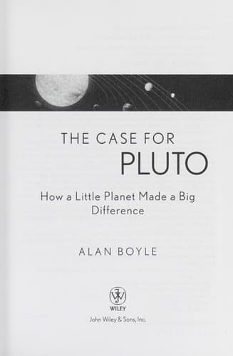 Cover of The case for Pluto by Alan Boyle