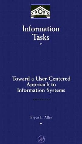 Cover of Information tasks by Bryce Allen