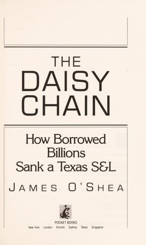 Cover of The daisy chain by James O'Shea