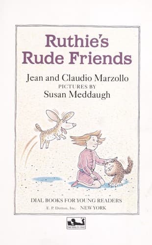 Cover of Ruthie's rude friends by Jean Marzollo