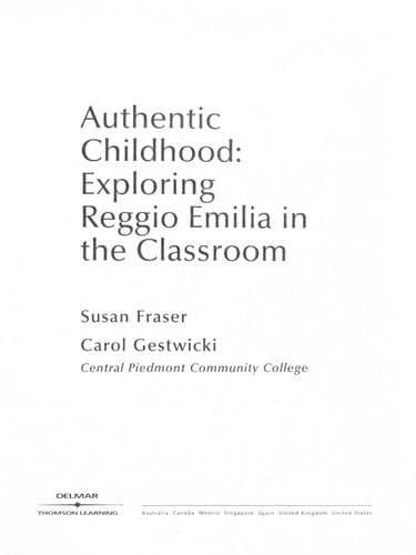 Cover of Authentic childhood by Susan Fraser