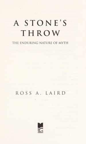 Cover of A stone's throw by Ross A. Laird