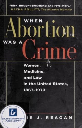Cover of When abortion was a crime by Leslie J. Reagan