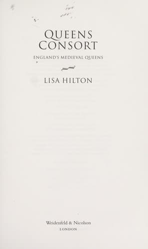 Cover of Queens consort by Lisa Hilton