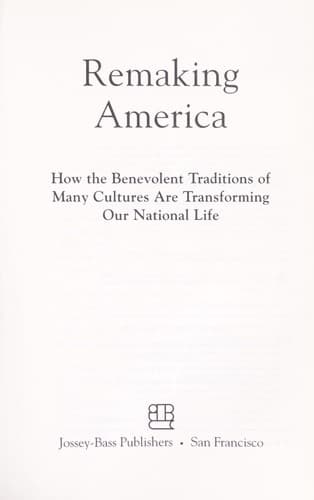 Cover of Remaking America by James A. Joseph
