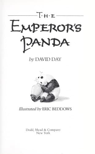 Cover of The emperor's panda by David Day