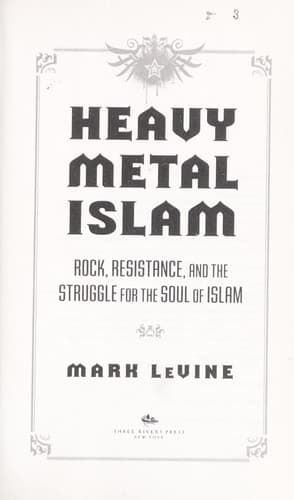 Cover of Heavy metal Islam by Mark LeVine