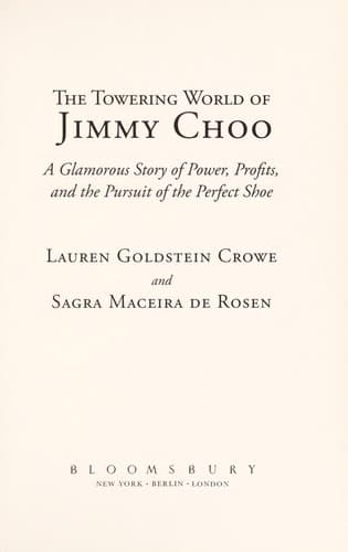 Cover of The towering world of Jimmy Choo by Lauren Goldstein Crowe
