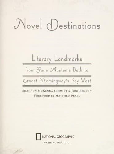 Cover of Novel destinations by Shannon McKenna Schmidt