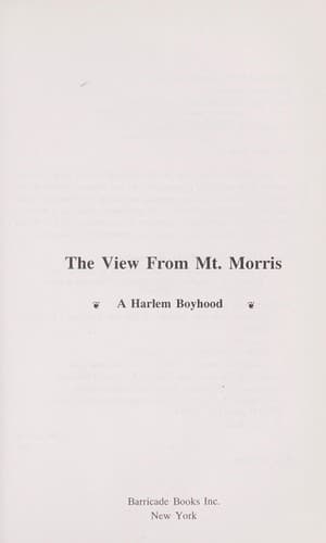 Cover of The view from Mt. Morris by John B. Sanford