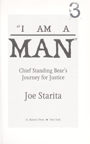 Cover of "I am a man" by Joe Starita