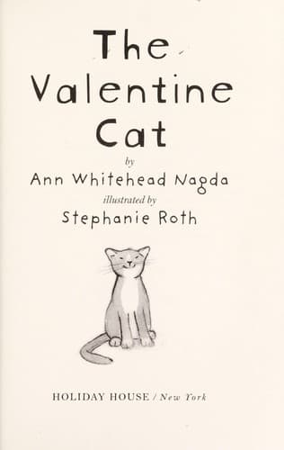 Cover of The Valentine cat by Ann Whitehead Nagda