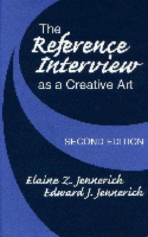 Cover of The reference interview as a creative art by Elaine Zaremba Jennerich